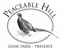 Peaceable Hill Game Farm - Preserve logo